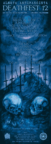 Alerta Antifascista Deathfest#12 2-Day Festival Poster