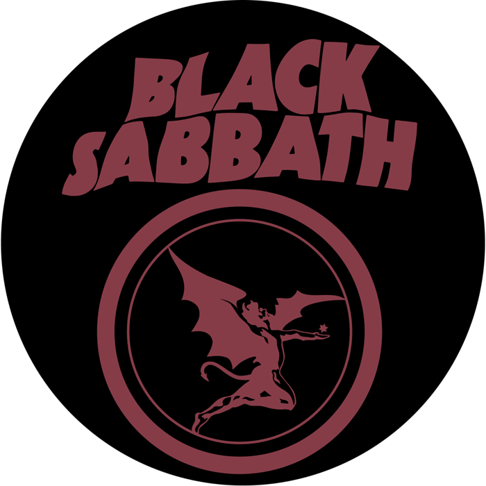 Black Sabbath - Logo Button